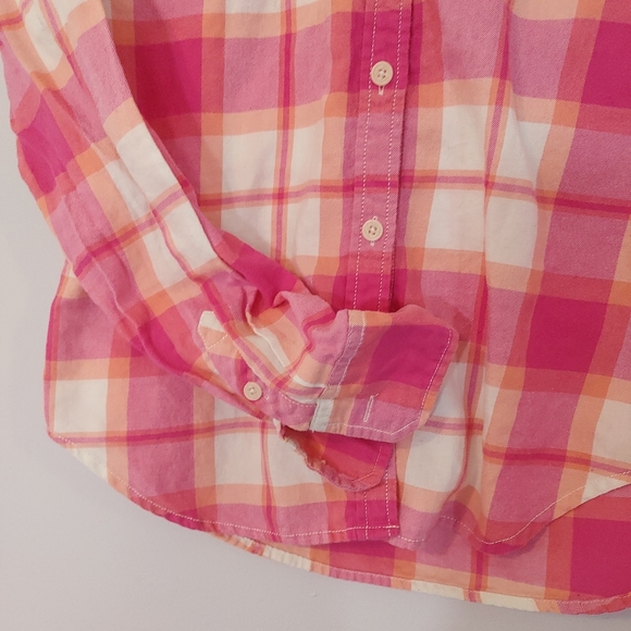 AEO Plaid Favourite Fit Button Down - Picture 3 of 7